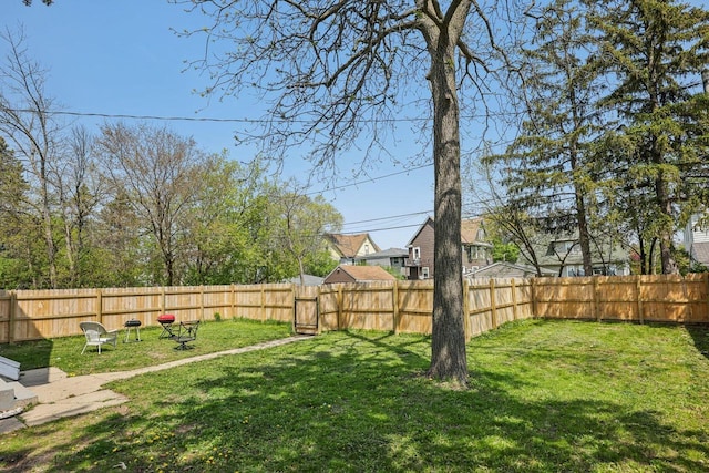 view of yard