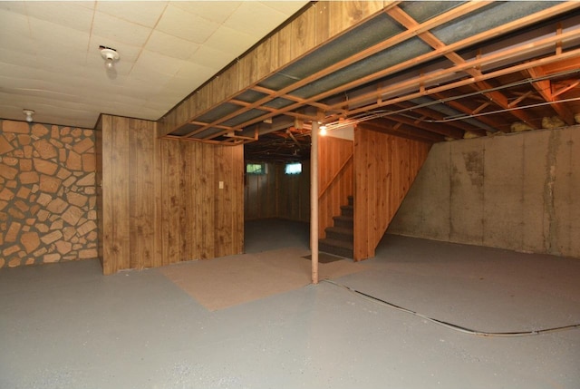 4802 Meredithe Ave, Madison, WI 53716 - basement with stairs