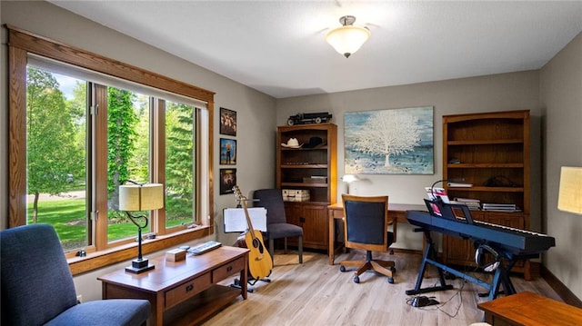 E3313 Jennifer Ln, Eau Claire, WI 54701 - office space with light wood-style floors