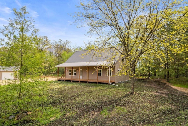 2806 3rd Ct, Oxford, WI 53952 - back of house featuring metal roof