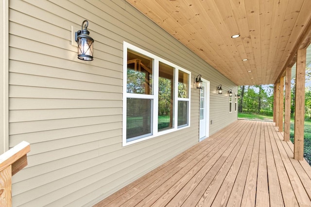 2806 3rd Ct, Oxford, WI 53952 - view of wooden deck