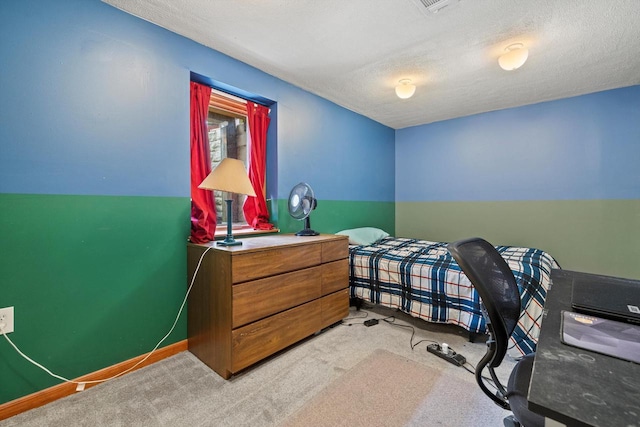 N6120 Evergreen Dr, Elkhorn, WI 53121 - bedroom with light colored carpet and a textured ceiling