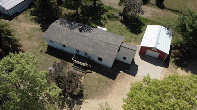W2585 County Road R, Durand, WI 54736 - aerial view of property and surrounding area
