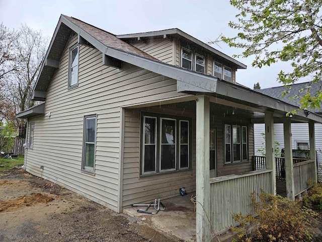 308 W Prospect St, Endeavor, WI 53930 - view of home's exterior with a porch