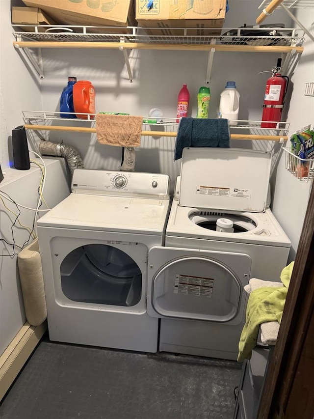 220-222 Lincoln St, Brooklyn, WI 53521 - washroom featuring independent washer and dryer