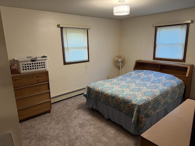 220-222 Lincoln St, Brooklyn, WI 53521 - carpeted bedroom with a baseboard radiator