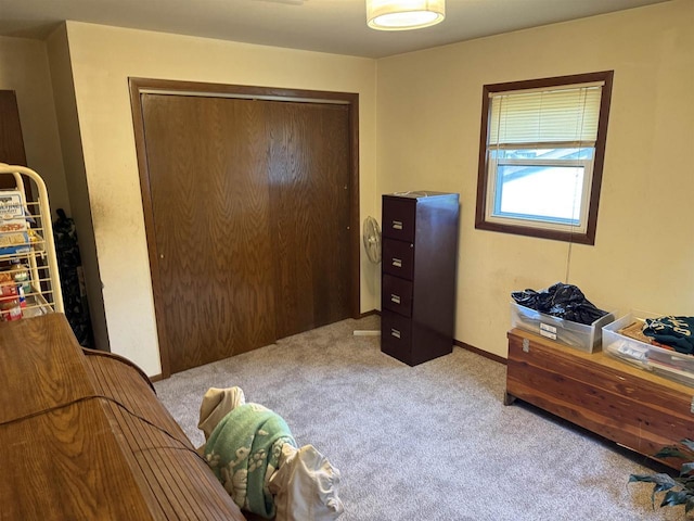 220-222 Lincoln St, Brooklyn, WI 53521 - carpeted bedroom featuring a closet