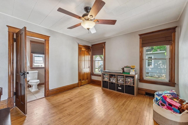 610 W Franklin St, Portage, WI 53901 - foyer entrance featuring plenty of natural light, light wood-type flooring, and baseboards