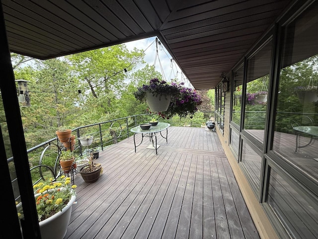 N1961 Hickory Ln, La Crosse, WI 54601 - view of deck