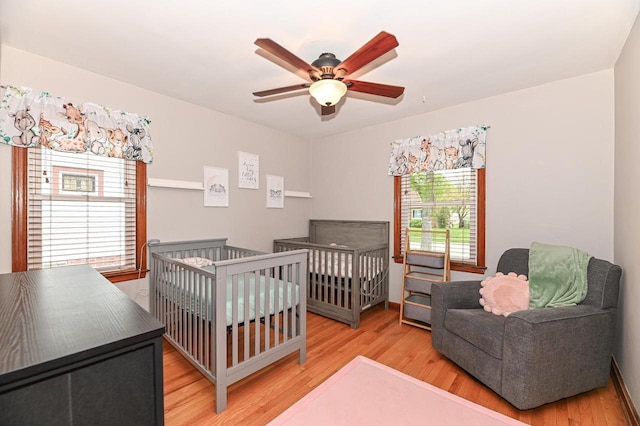 2377 S 73rd St, West Allis, WI 53219 - bedroom featuring wood finished floors and a ceiling fan