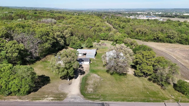 18051 Ideal Rd, Sparta, WI 54656 - drone / aerial view of a heavily wooded area