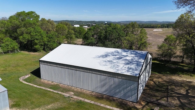 18051 Ideal Rd, Sparta, WI 54656 - view of pole building with a lawn