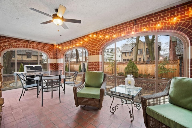 2663 N Wahl Ave, Milwaukee, WI 53211 - view of patio / terrace featuring outdoor dining area and a ceiling fan