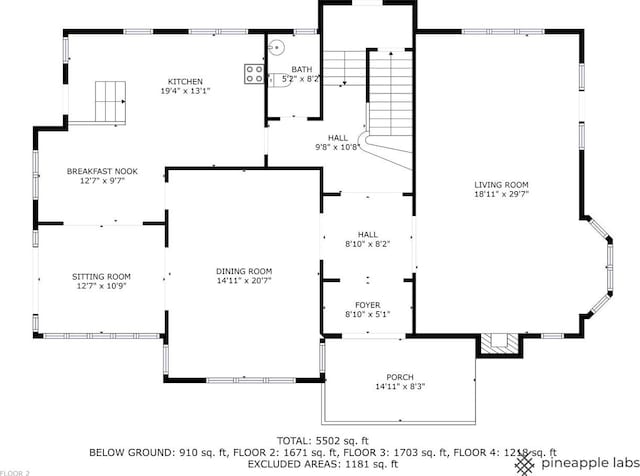 2663 N Wahl Ave, Milwaukee, WI 53211 - home floor plan