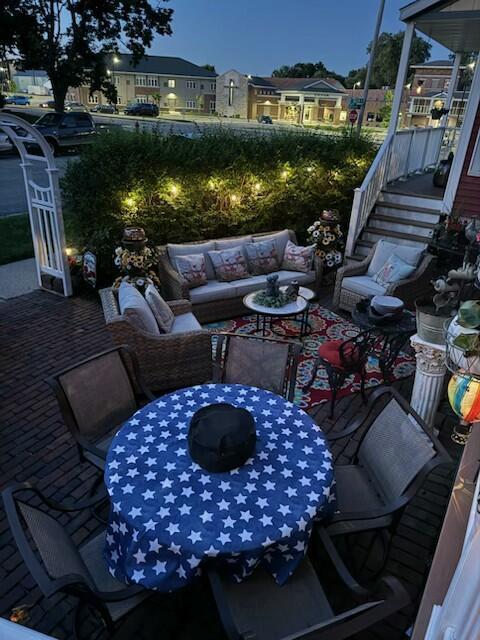 400 S Water St, Sparta, WI 54656 - view of patio with an outdoor living space and outdoor dining space