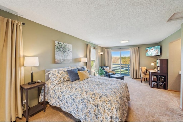 2929 170th St, Frederic, WI 54837 - carpeted bedroom with a textured ceiling