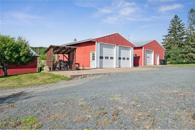 2929 170th St, Frederic, WI 54837 - view of detached garage