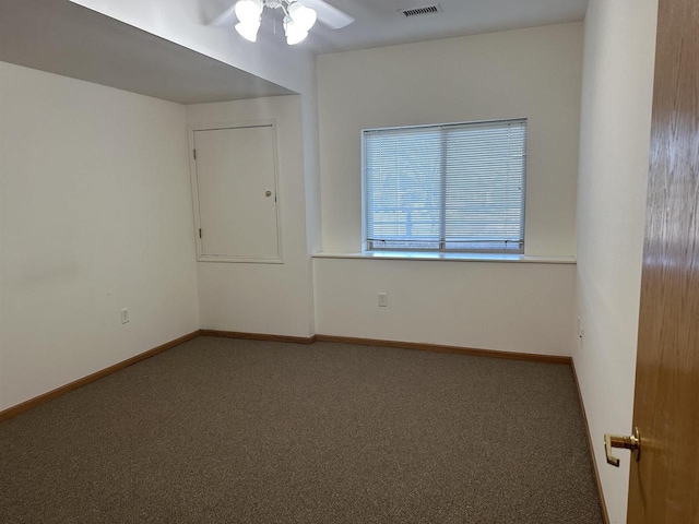 301 Harbour Town Dr Unit 227, Madison, WI 53717 - carpeted spare room featuring ceiling fan and baseboards