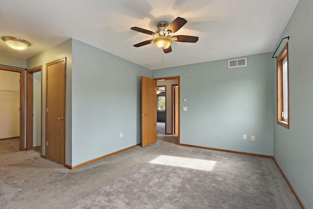 4669 S Forest Point Blvd, New Berlin, WI 53151 - unfurnished bedroom with carpet, baseboards, and ceiling fan