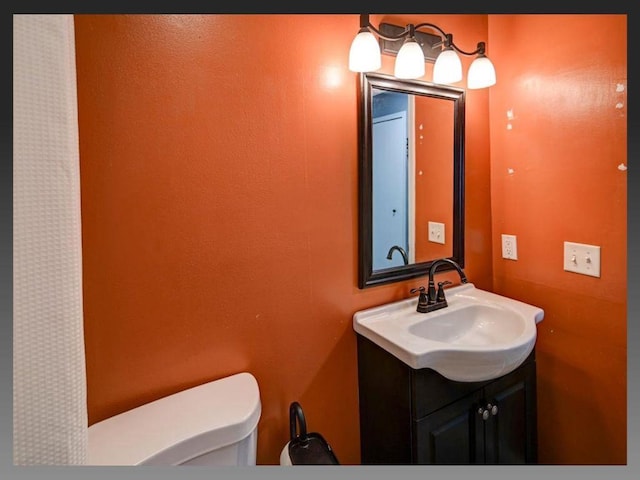 6710 Park Ridge Dr Unit B, Madison, WI 53719 - bathroom featuring toilet and vanity