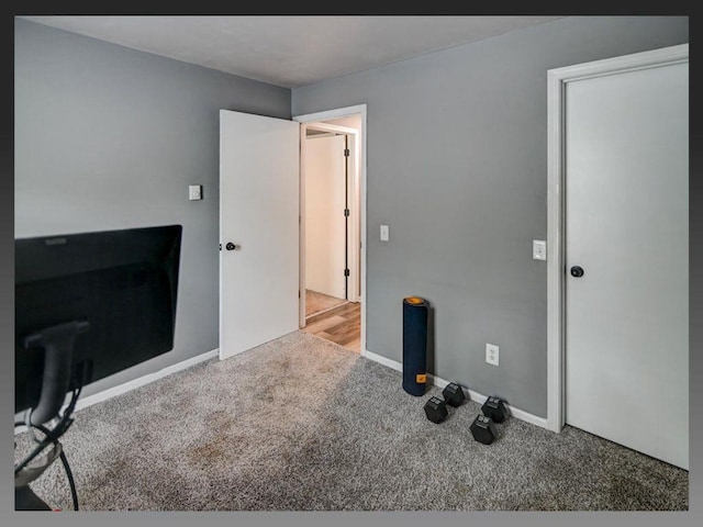 6710 Park Ridge Dr Unit B, Madison, WI 53719 - unfurnished bedroom with carpet and baseboards