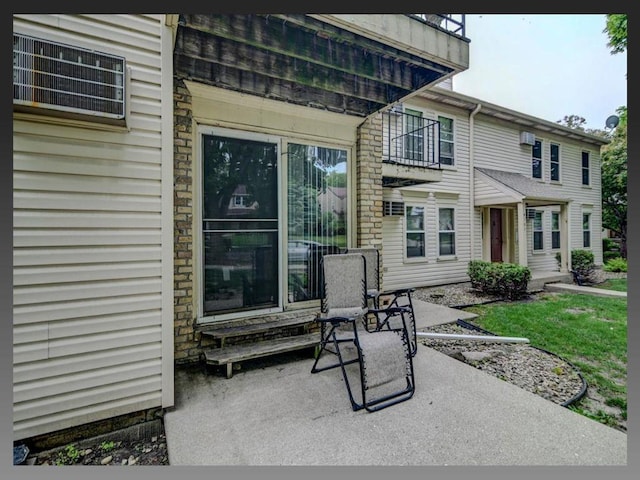 6710 Park Ridge Dr Unit B, Madison, WI 53719 - view of patio / terrace with a balcony