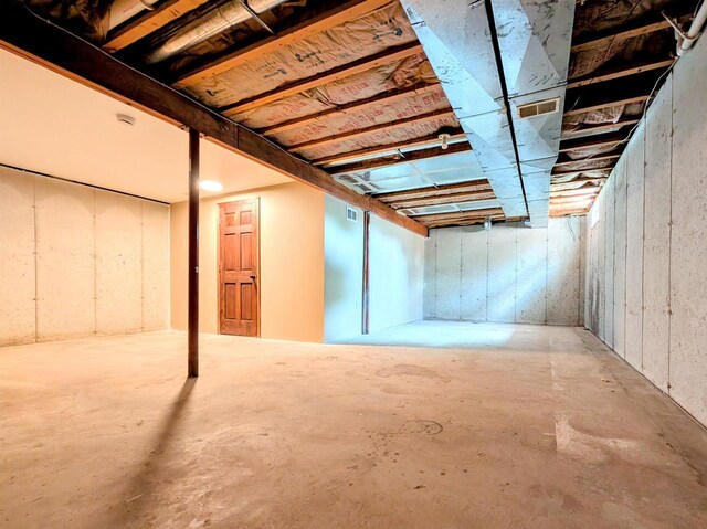 73 Church St, Montello, WI 53949 - view of unfinished basement