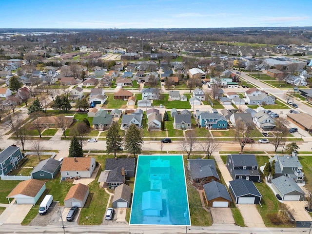 131 S Sidney St, Kimberly, WI 54136 - aerial view of property and surrounding area featuring nearby suburban area