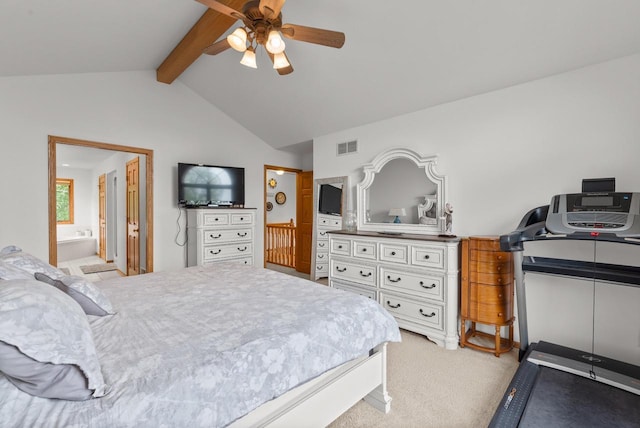 1500 Wolf Dr, West Bend, WI 53090 - bedroom with light colored carpet and a ceiling fan