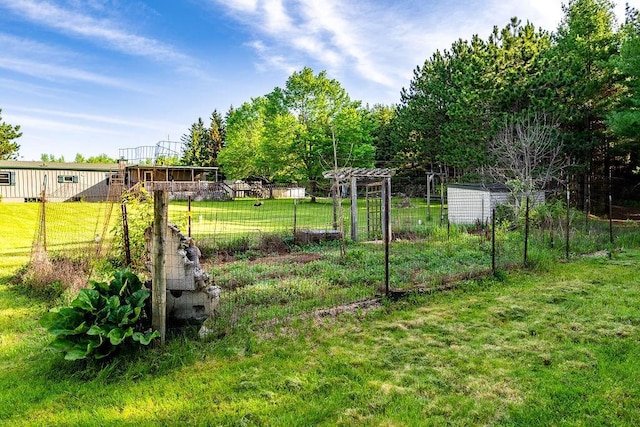 N5172 County Road O, Bruce, WI 54819 - view of yard with a garden