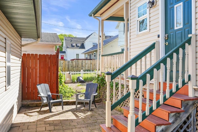 503 E Conant St, Portage, WI 53901 - view of patio with fence