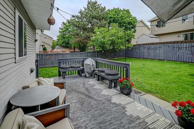 5438 Park Meadow Dr, Madison, WI 53704 - view of patio with a deck