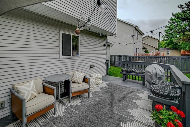 5438 Park Meadow Dr, Madison, WI 53704 - view of wooden deck