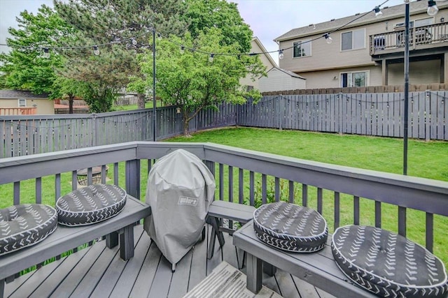 5438 Park Meadow Dr, Madison, WI 53704 - view of wooden terrace