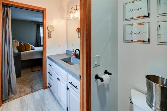 5438 Park Meadow Dr, Madison, WI 53704 - ensuite bathroom featuring vanity and toilet