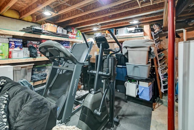 5438 Park Meadow Dr, Madison, WI 53704 - interior space featuring water heater