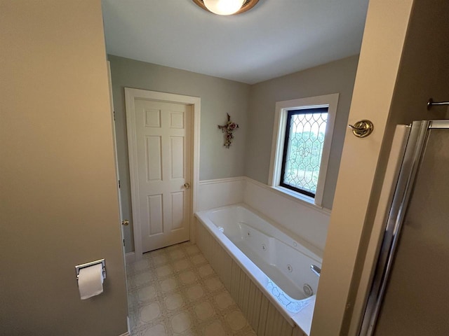 13412 Glacier Rd, Tomah, WI 54660 - full bath featuring a tub with jets