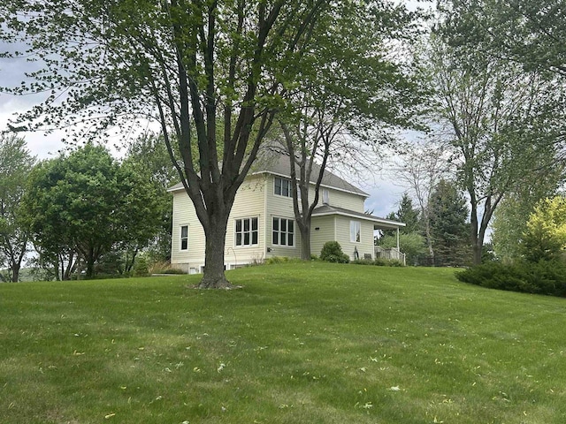 13412 Glacier Rd, Tomah, WI 54660 - view of grassy yard