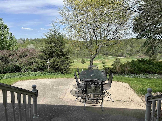 13412 Glacier Rd, Tomah, WI 54660 - view of patio / terrace featuring outdoor dining space