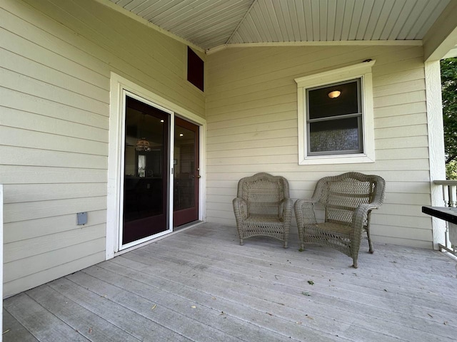 13412 Glacier Rd, Tomah, WI 54660 - view of wooden deck