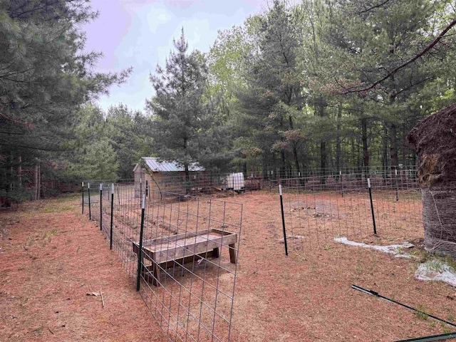 N4755 11th Dr, Montello, WI 53949 - view of yard featuring fence