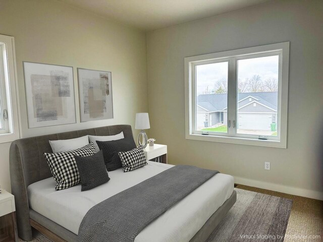 365 N Wilson St, Kimberly, WI 54136 - carpeted bedroom with baseboards