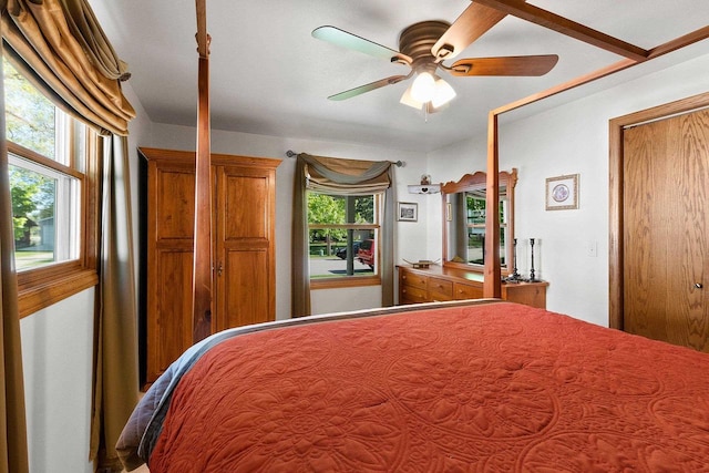 430 Fairview Way, Shawano, WI 54166 - bedroom with ceiling fan