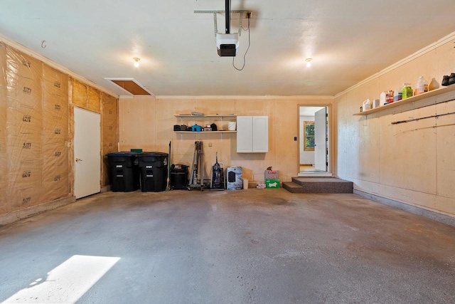 430 Fairview Way, Shawano, WI 54166 - garage featuring a garage door opener