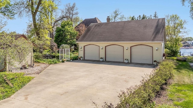109 Doty St, Fremont, WI 54940 - view of detached garage