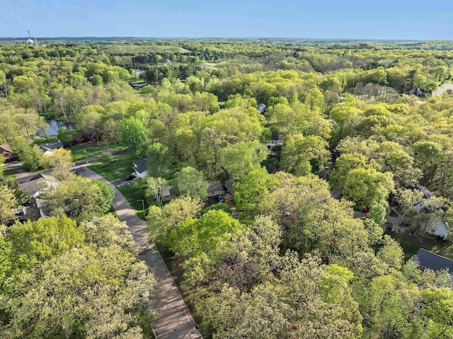 600 Honey Bear Ct, Waupaca, WI 54981 - aerial view of property's location featuring a forest