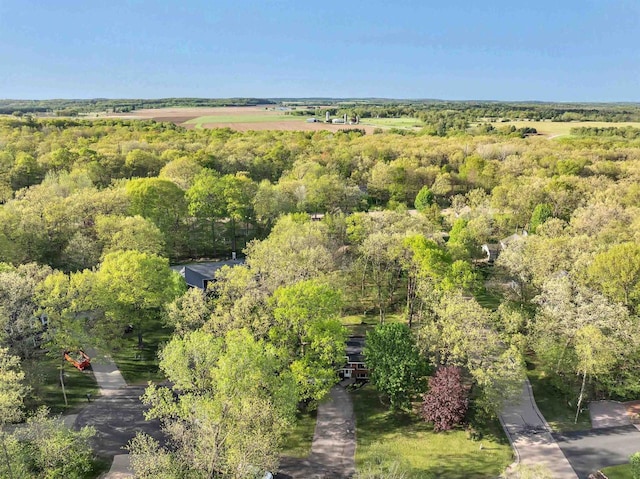 600 Honey Bear Ct, Waupaca, WI 54981 - bird's eye view of a heavily wooded area