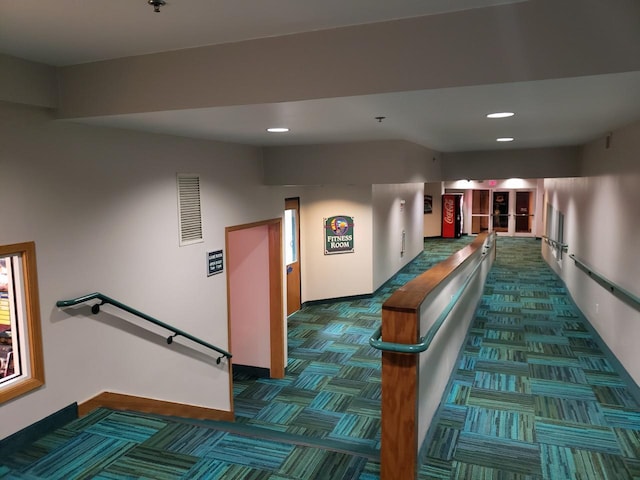 111 Center St Unit 355, Lake Geneva, WI 53147 - game room with carpet flooring, recessed lighting, and baseboards