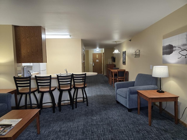 111 Center St Unit 355, Lake Geneva, WI 53147 - living area with carpet flooring