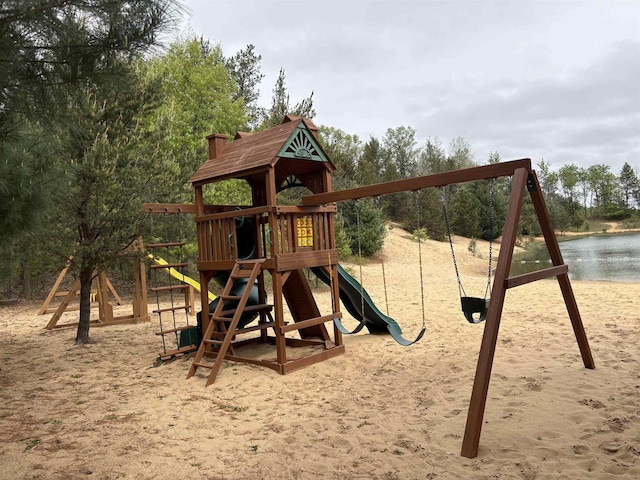 W5946 Beach Dr, New Lisbon, WI 53950 - view of communal playground